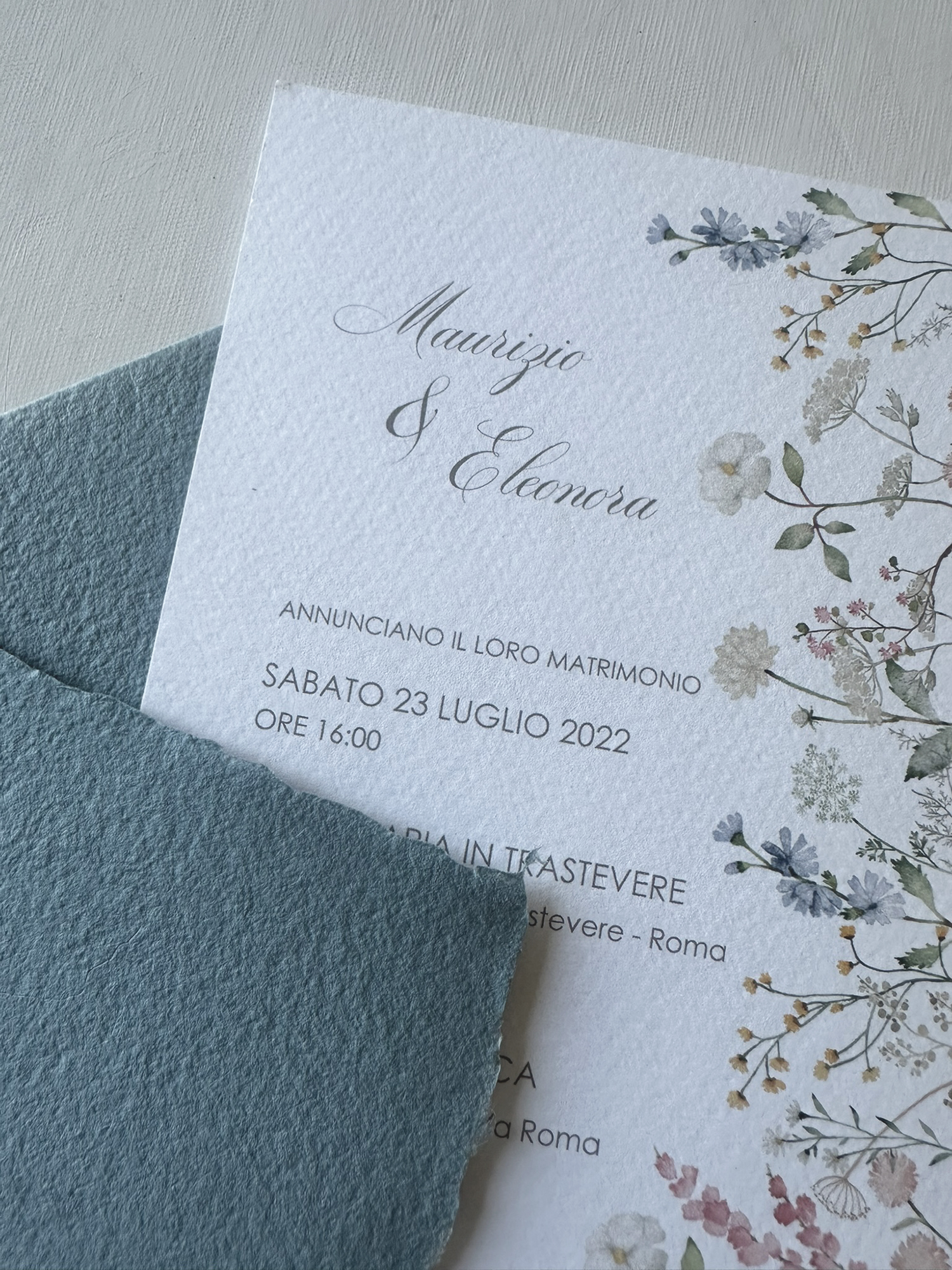 Sabine partecipazione stile botanical - immagine 3