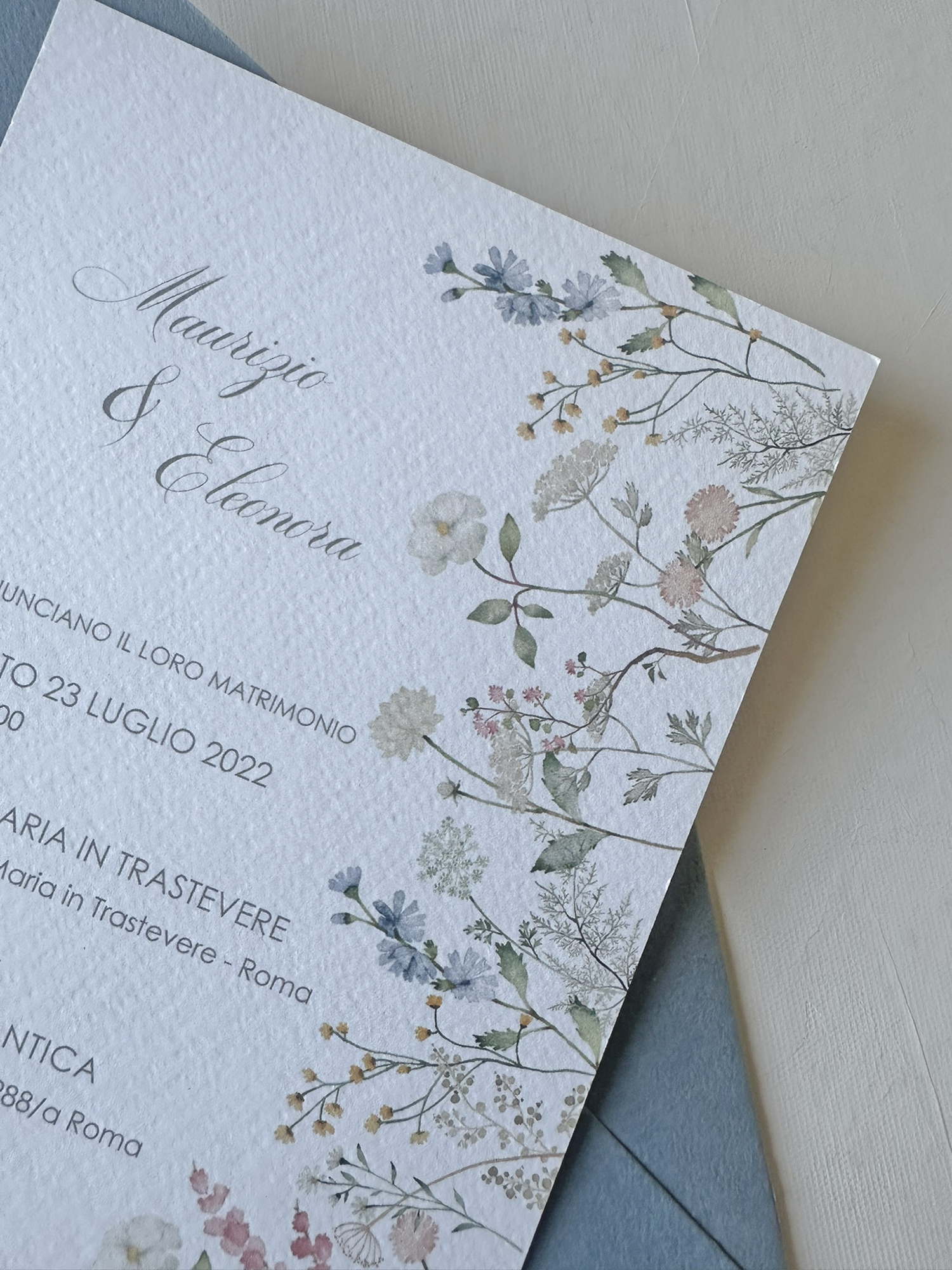 Sabine partecipazione stile botanical - immagine 4