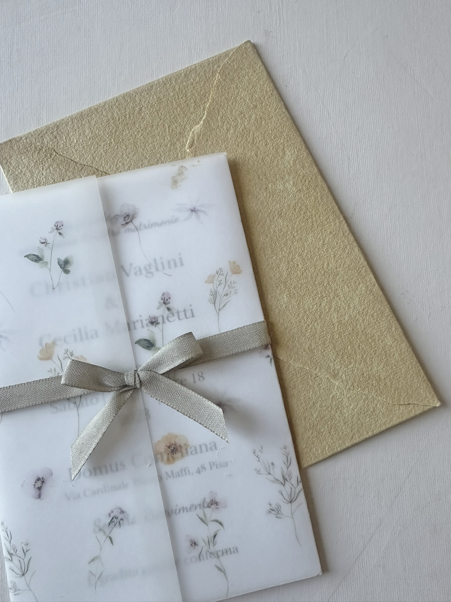 Nancy partecipazione stile botanical - immagine 2