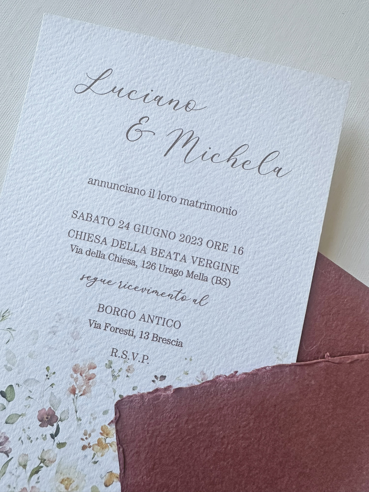 Arielle partecipazione stile botanical - immagine 3