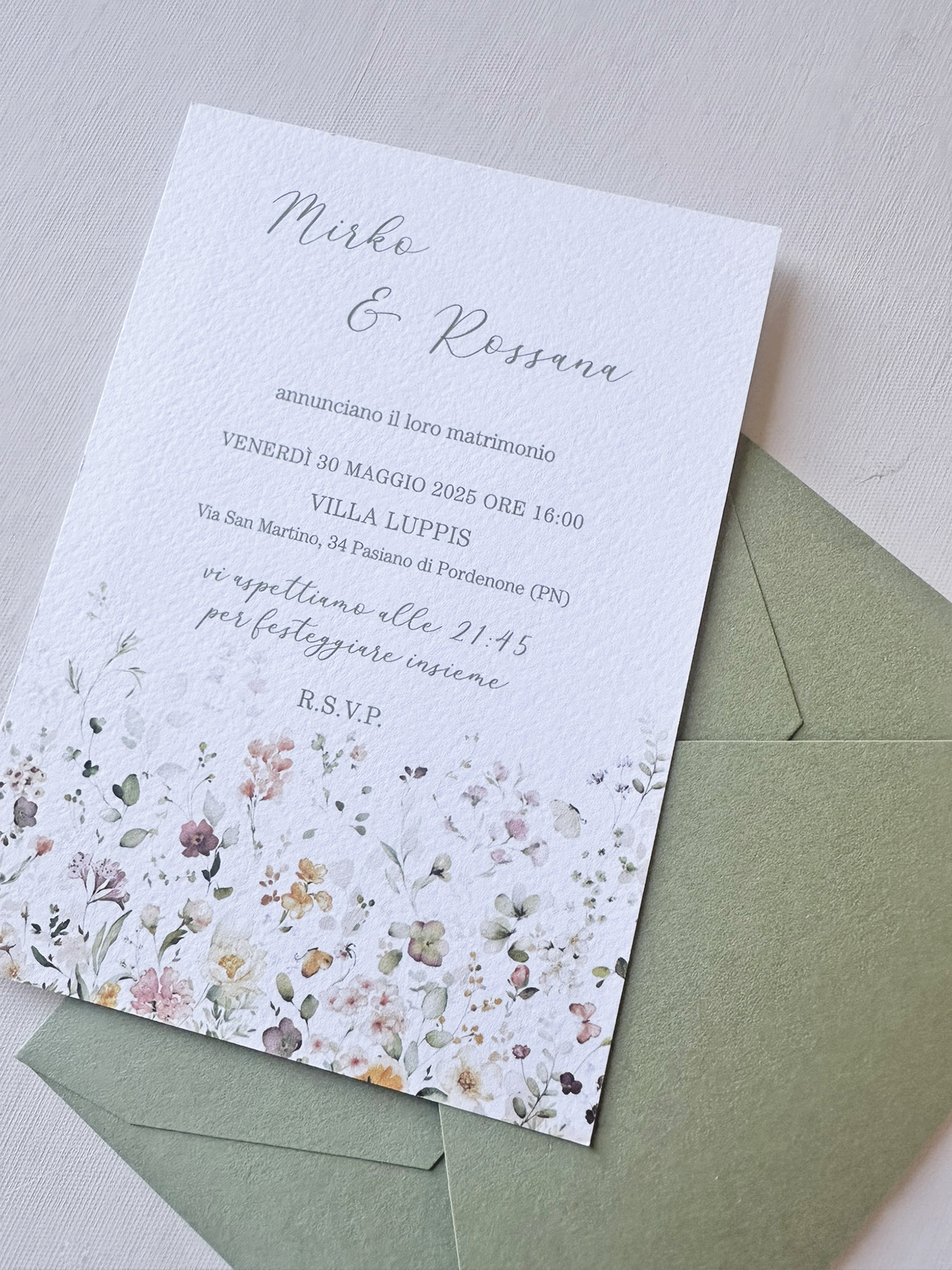 Arielle partecipazione stile botanical - immagine 4