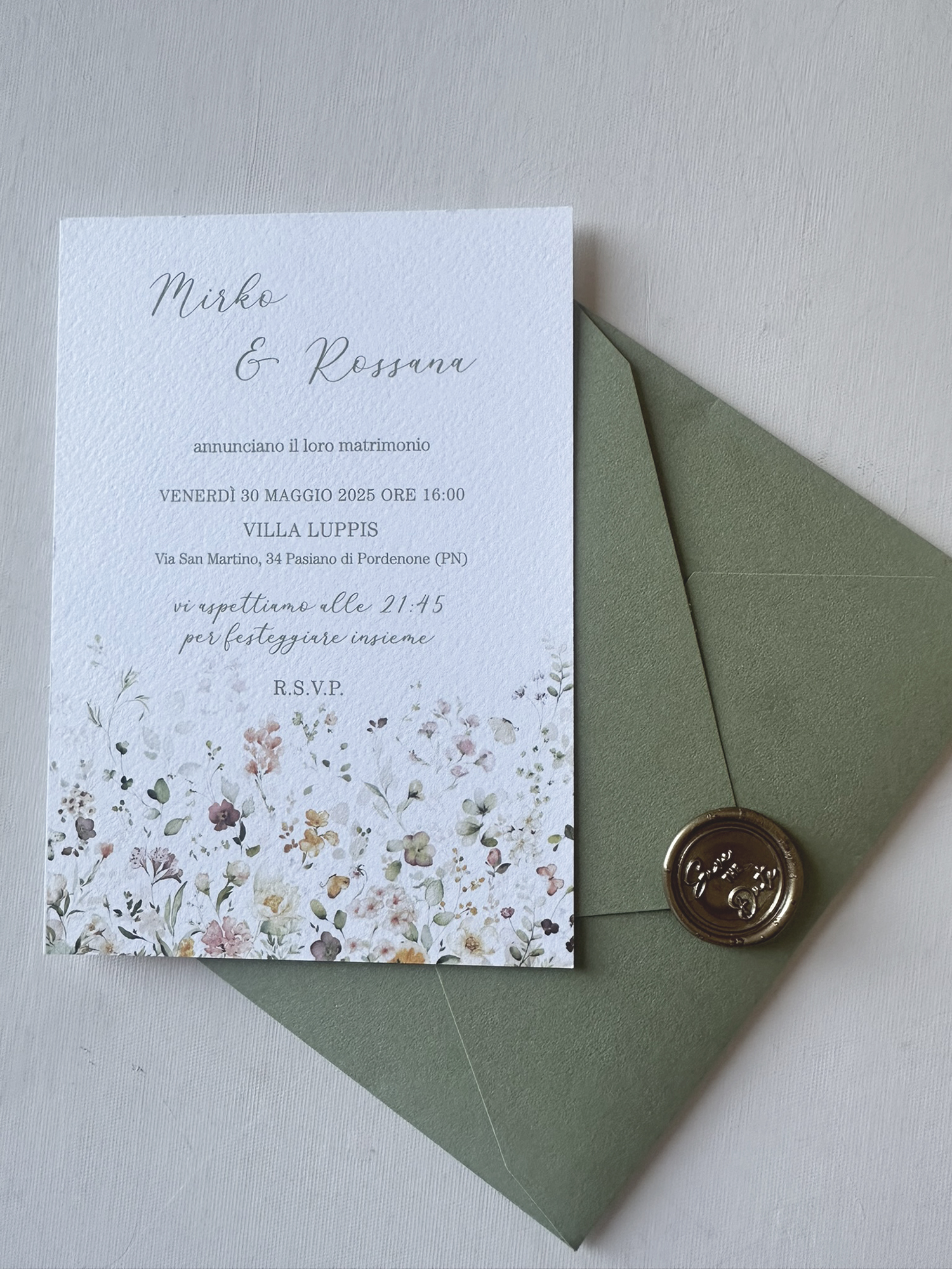 Arielle partecipazione stile botanical - immagine 2