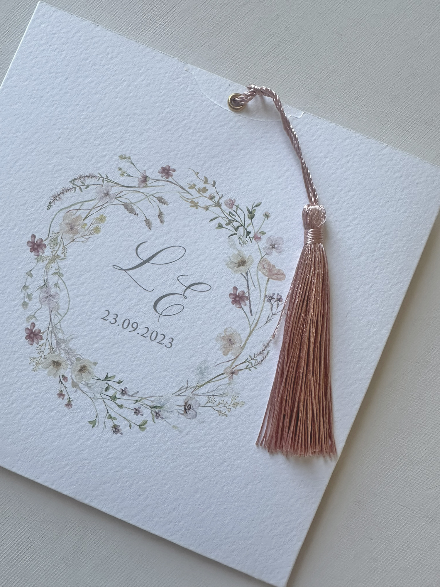Lauretta partecipazione stile botanical - immagine 2