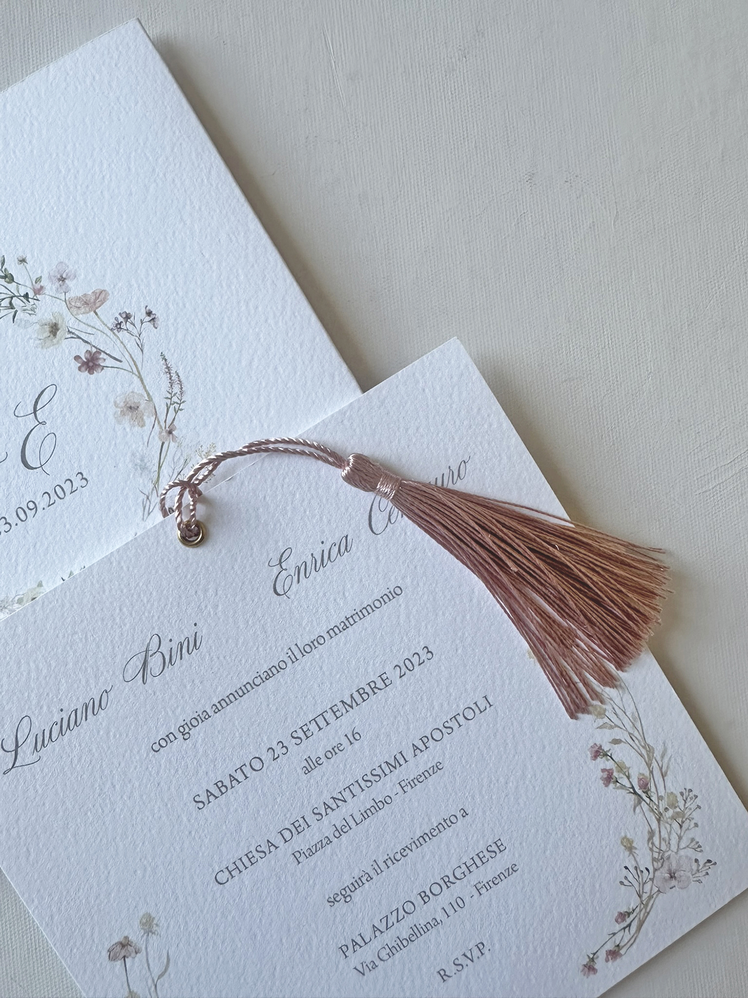 Lauretta partecipazione stile botanical - immagine 5