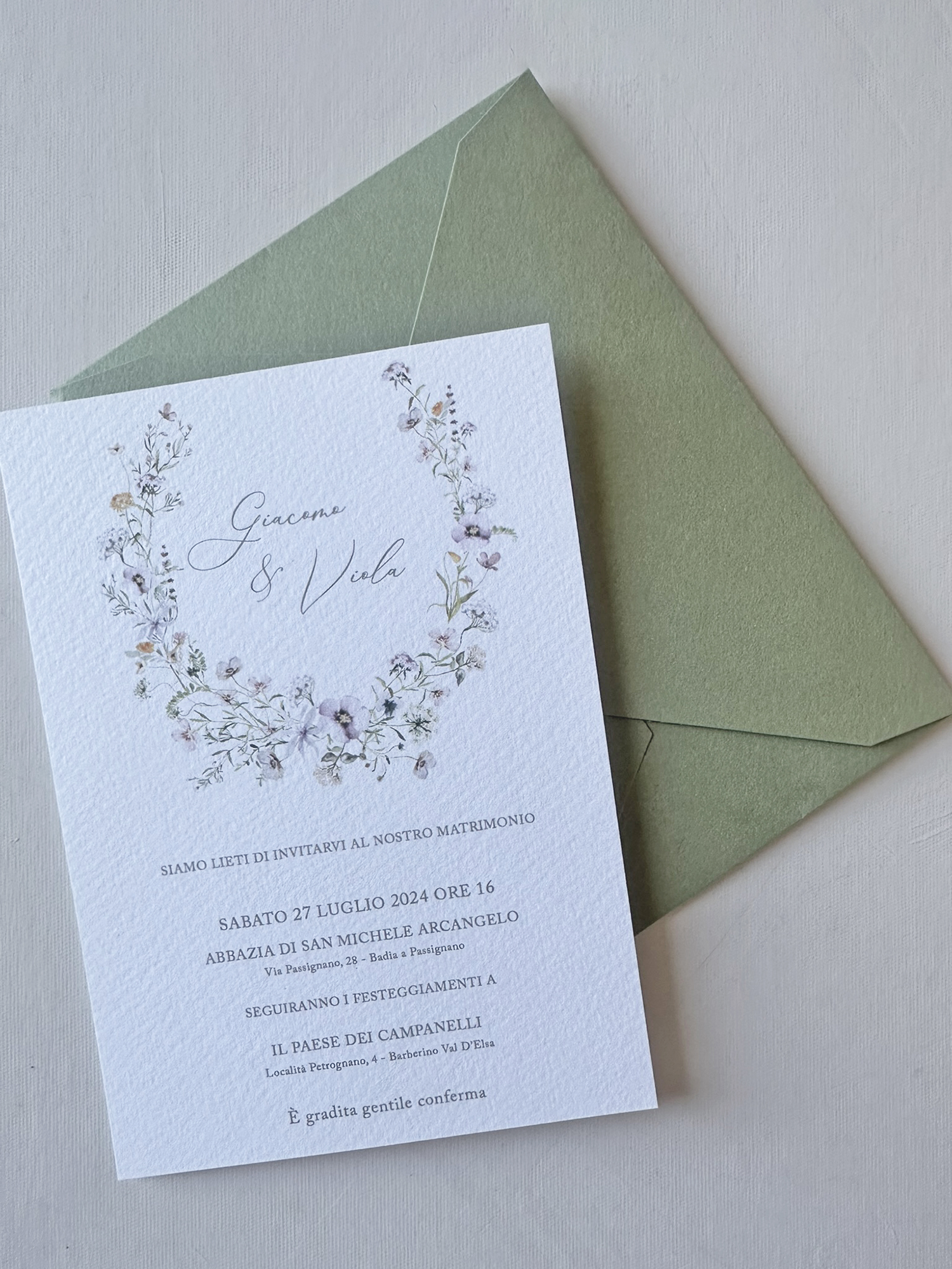 Karly partecipazione stile botanical - immagine 4