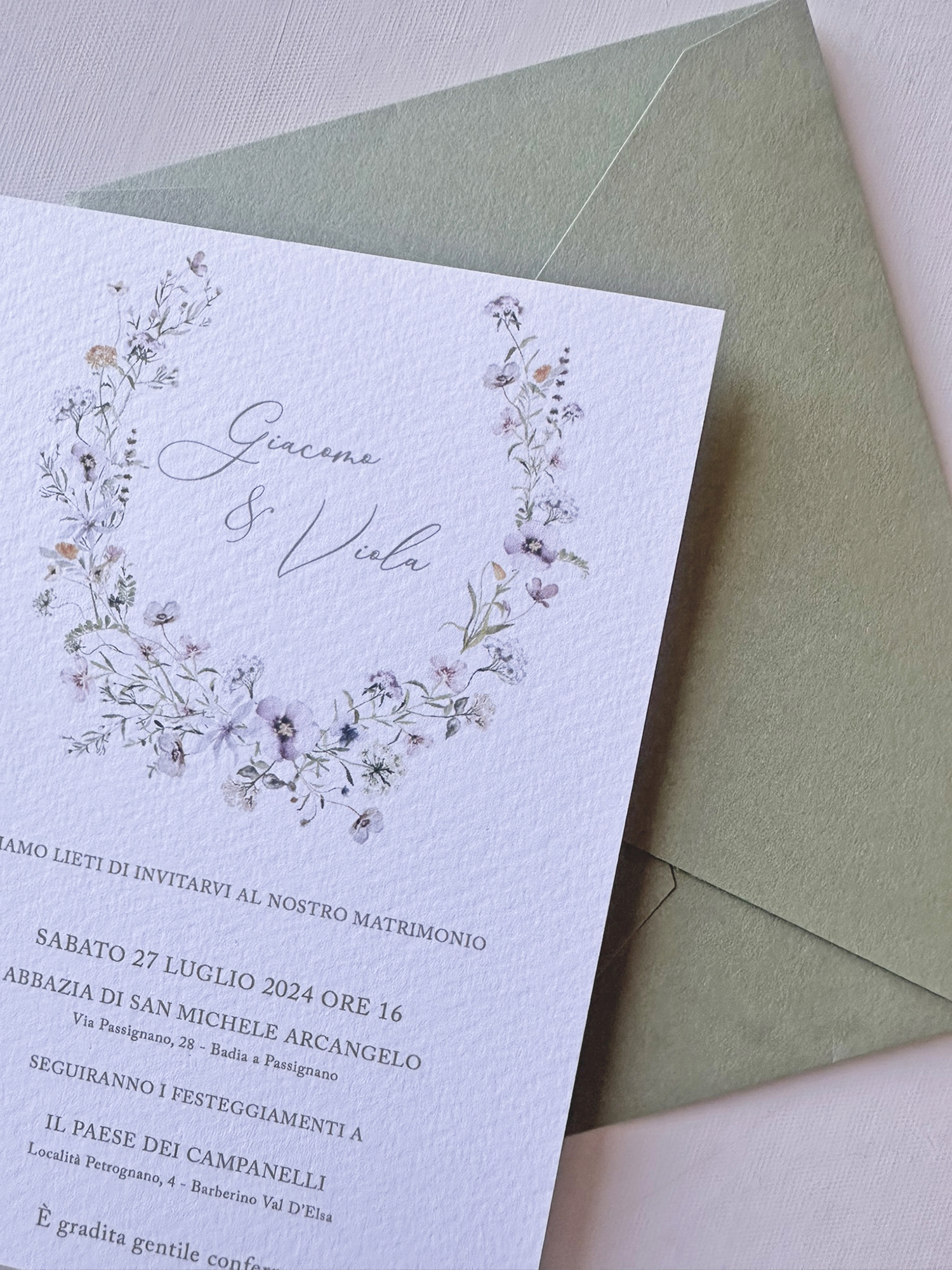 Karly partecipazione stile botanical - immagine 2