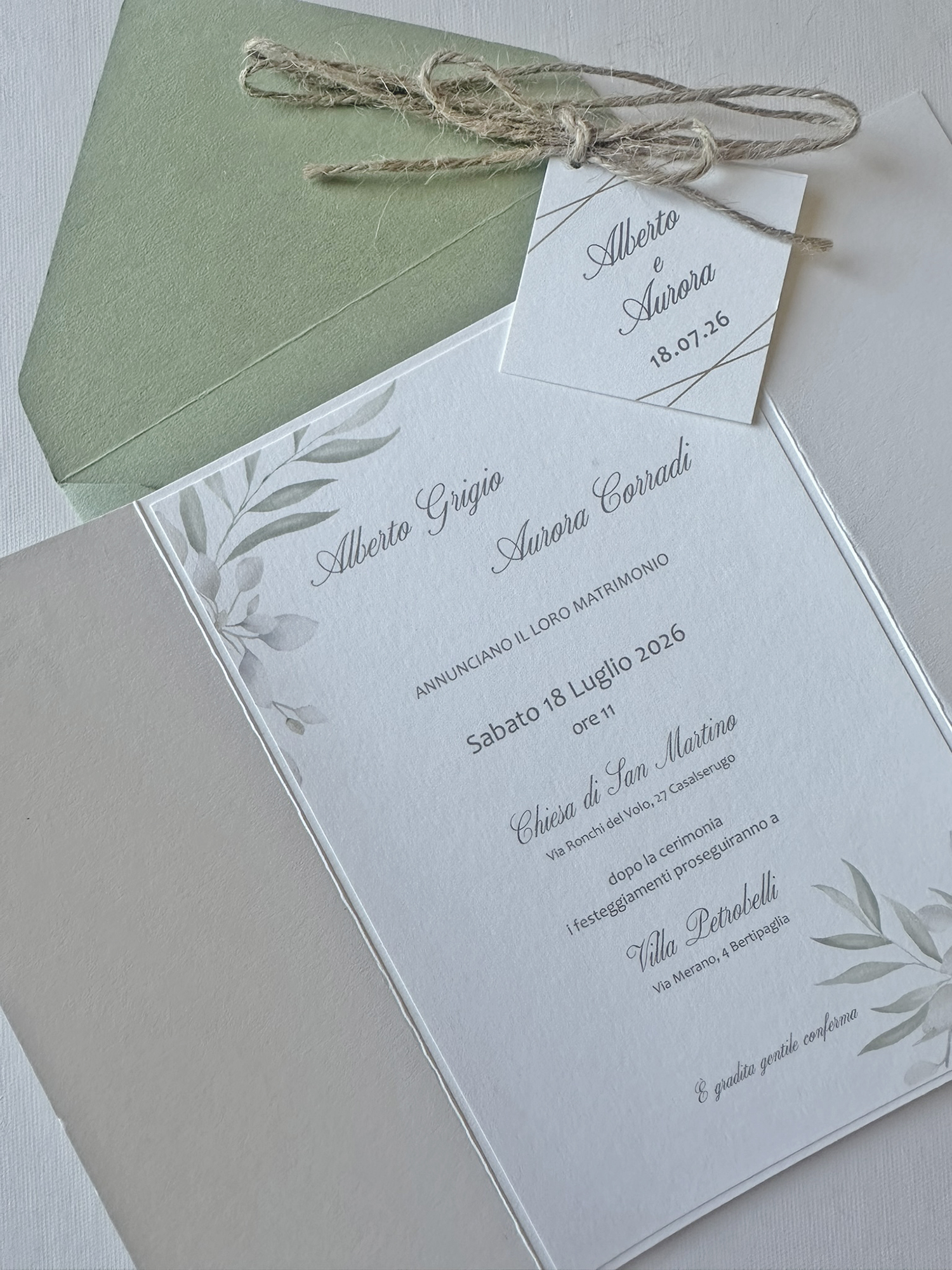 Camille partecipazione stile floreale - immagine 4