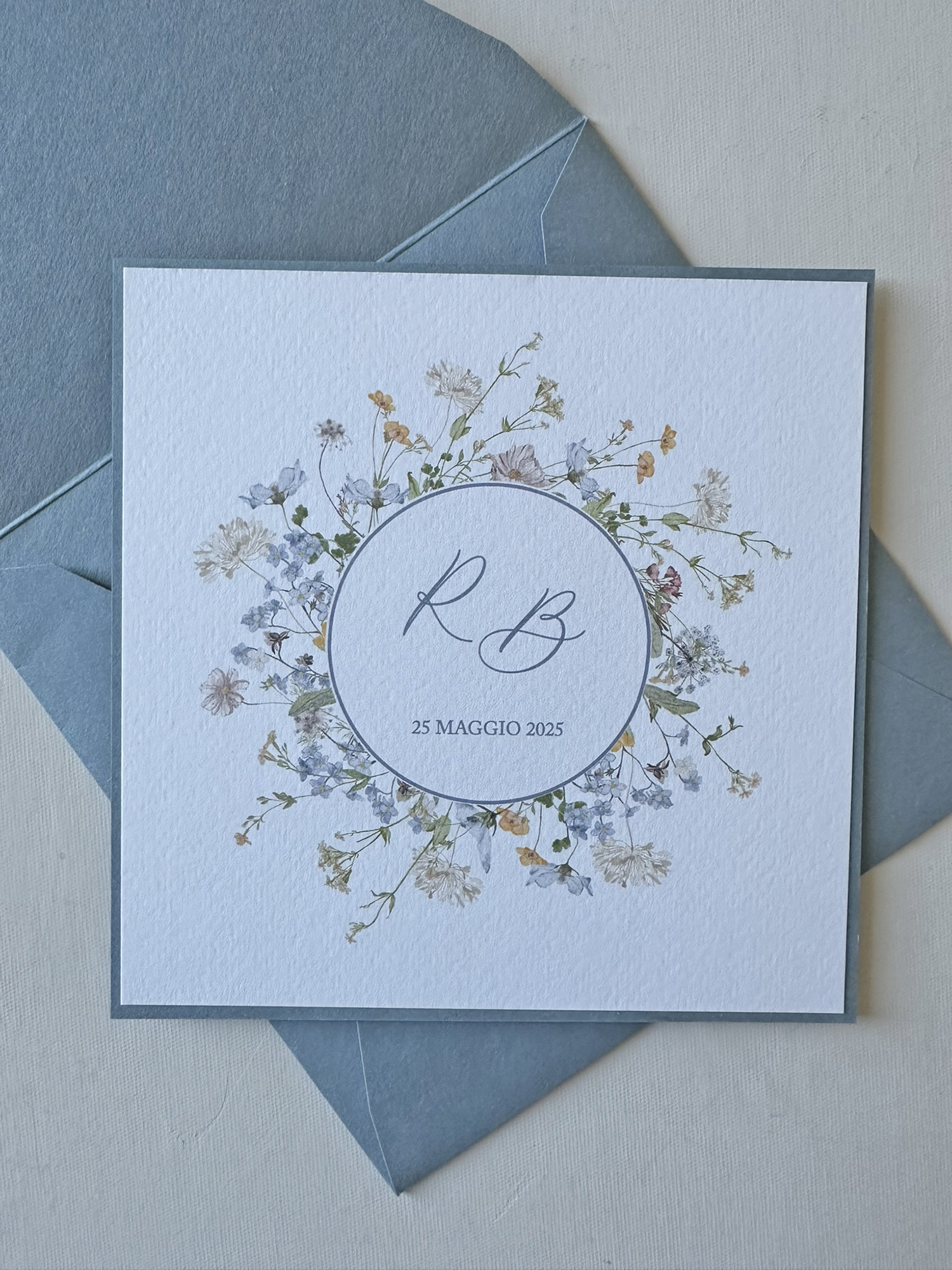 Nadine partecipazione stile botanical - immagine 4
