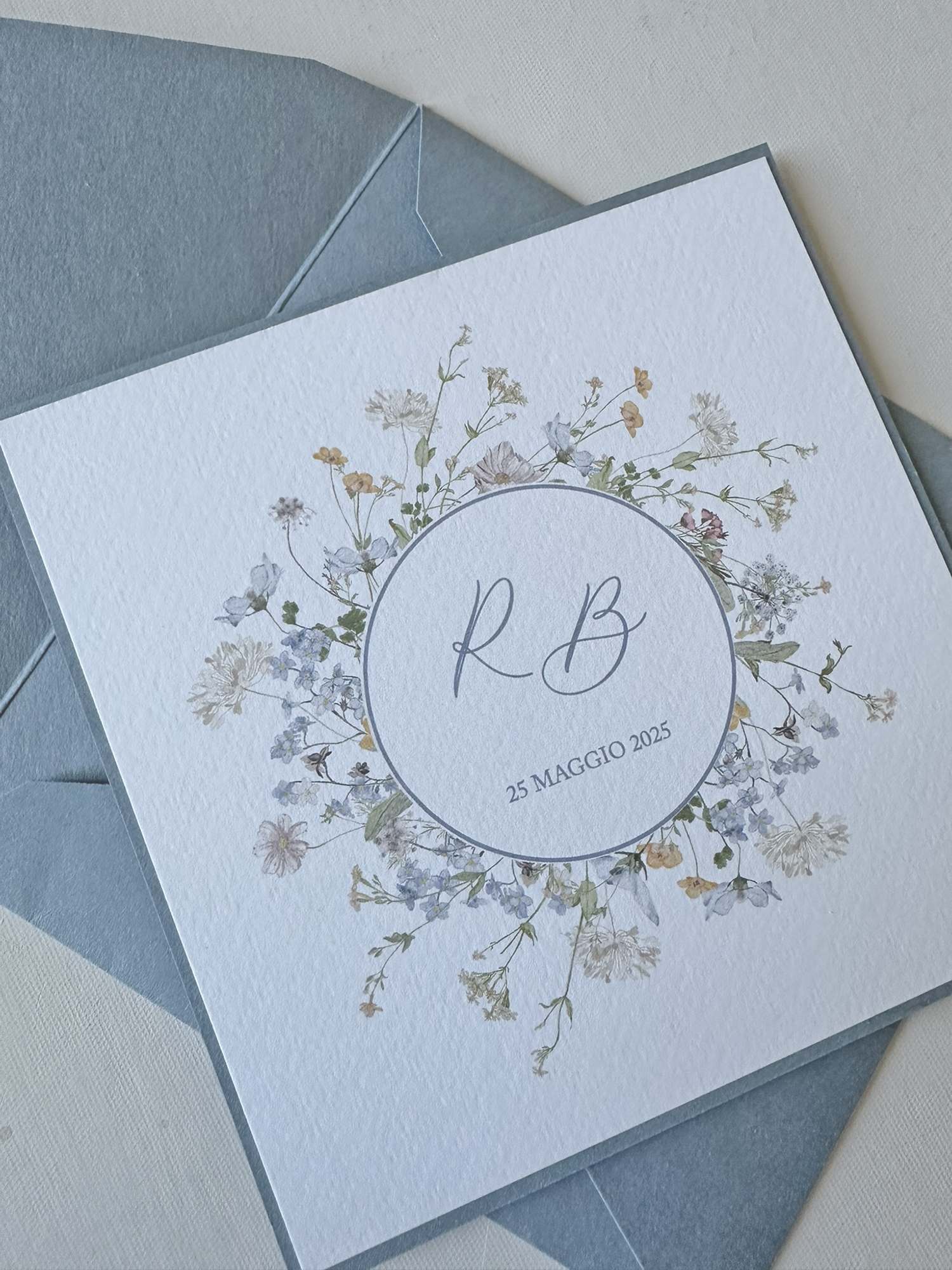 Nadine partecipazione stile botanical - immagine 5