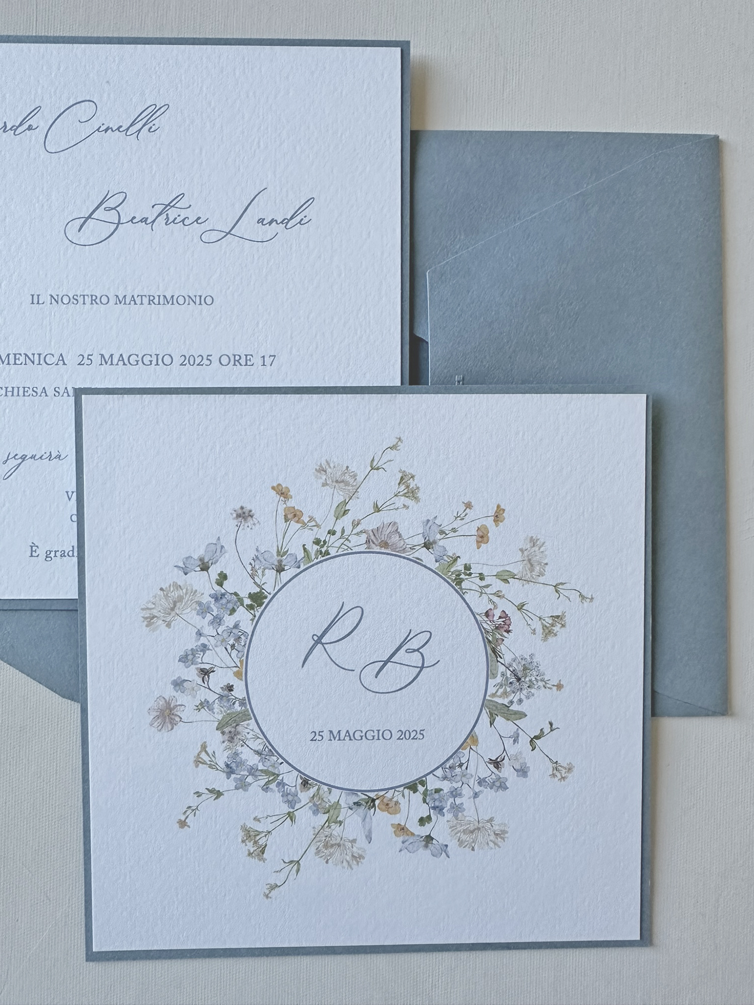 Nadine partecipazione stile botanical - immagine 6